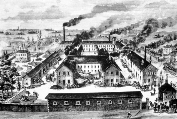 Фабрика Bernardaud в 1863 году